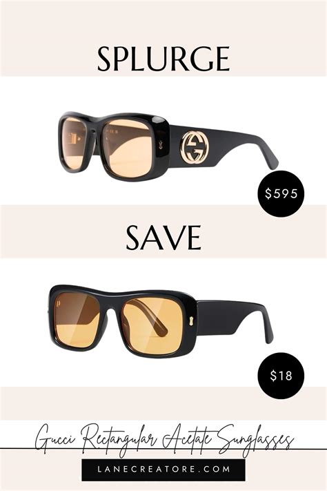 gucci dupe sunglasses|knockoff gucci sunglasses female.